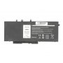 Dell Latitude 5280 akkumulátorok Mitsu 6300 mAh (47 Wh), 4 cikkek Li-Ion 7.6V (7.4V)