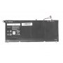 Dell XPS 13 (9360) 3591SLV akkumulátorok Mitsu 6100 mAh (46 Wh), 4 cikkek Li-Ion 7.6V (7.4V)