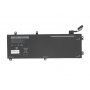 Dell kompatibilis P56F akkumulátor Mitsu 4910 mAh (56 Wh), 3 cikkek Li-Ion 11.4V