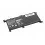 Asus A556U akkumulátor 4100 mAh (31 Wh), 2 cikkek Li-polymer 7.6V (7.4V)